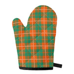 Irish Saint Patrick's Day Tartan Print Single Oven Mitt