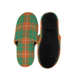 Irish Saint Patrick's Day Tartan Print Slippers