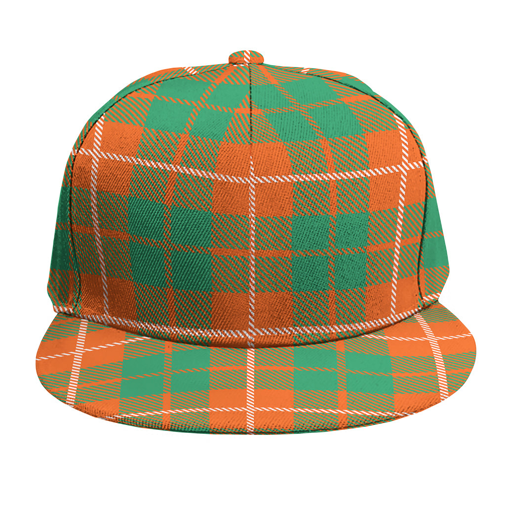 Irish Saint Patrick's Day Tartan Print Snapback Cap