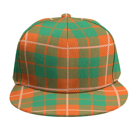 Irish Saint Patrick's Day Tartan Print Snapback Cap