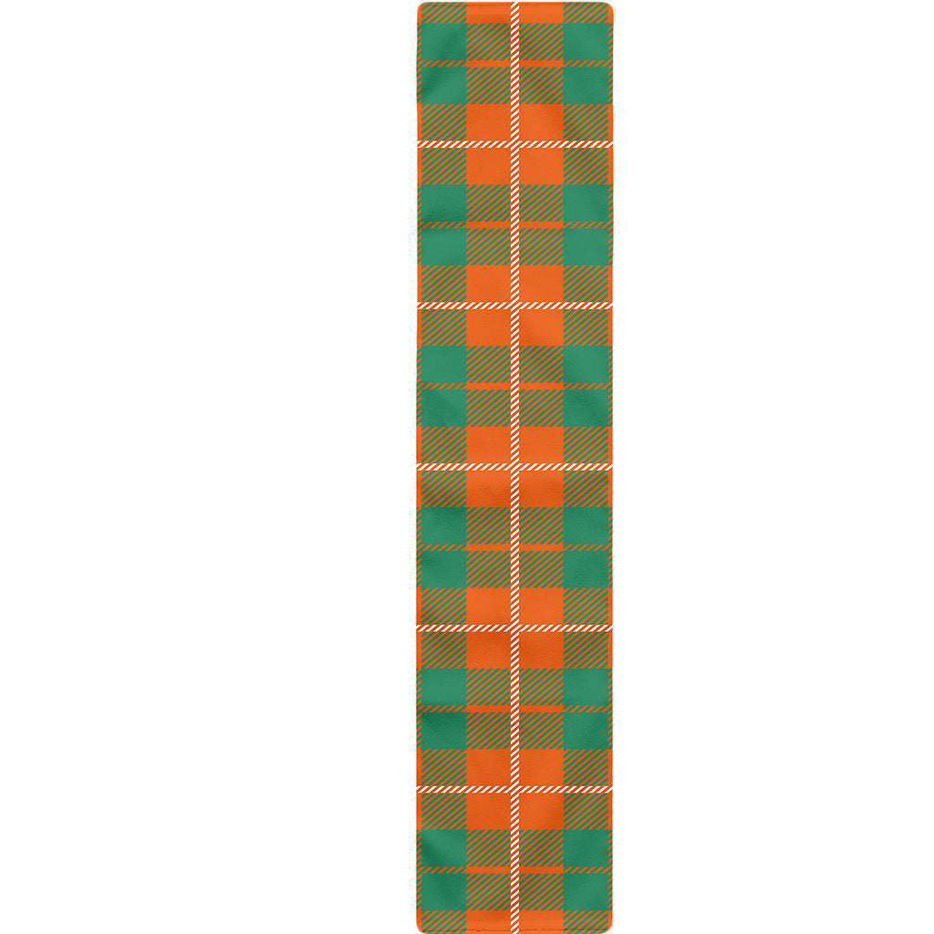 Irish Saint Patrick's Day Tartan Print Table Runner