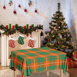 Irish Saint Patrick's Day Tartan Print Tablecloth