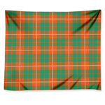 Irish Saint Patrick's Day Tartan Print Tapestry