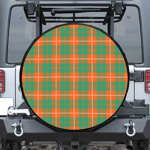 Irish Saint Patrick's Day Tartan Print Tire Cover