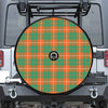 Irish Saint Patrick's Day Tartan Print Tire Cover With Camera Hole