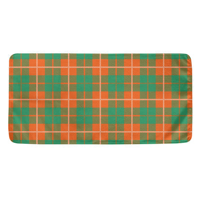 Irish Saint Patrick's Day Tartan Print Towel