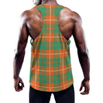 Irish Saint Patrick's Day Tartan Print Training Tank Top
