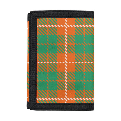 Irish Saint Patrick's Day Tartan Print Trifold Wallet