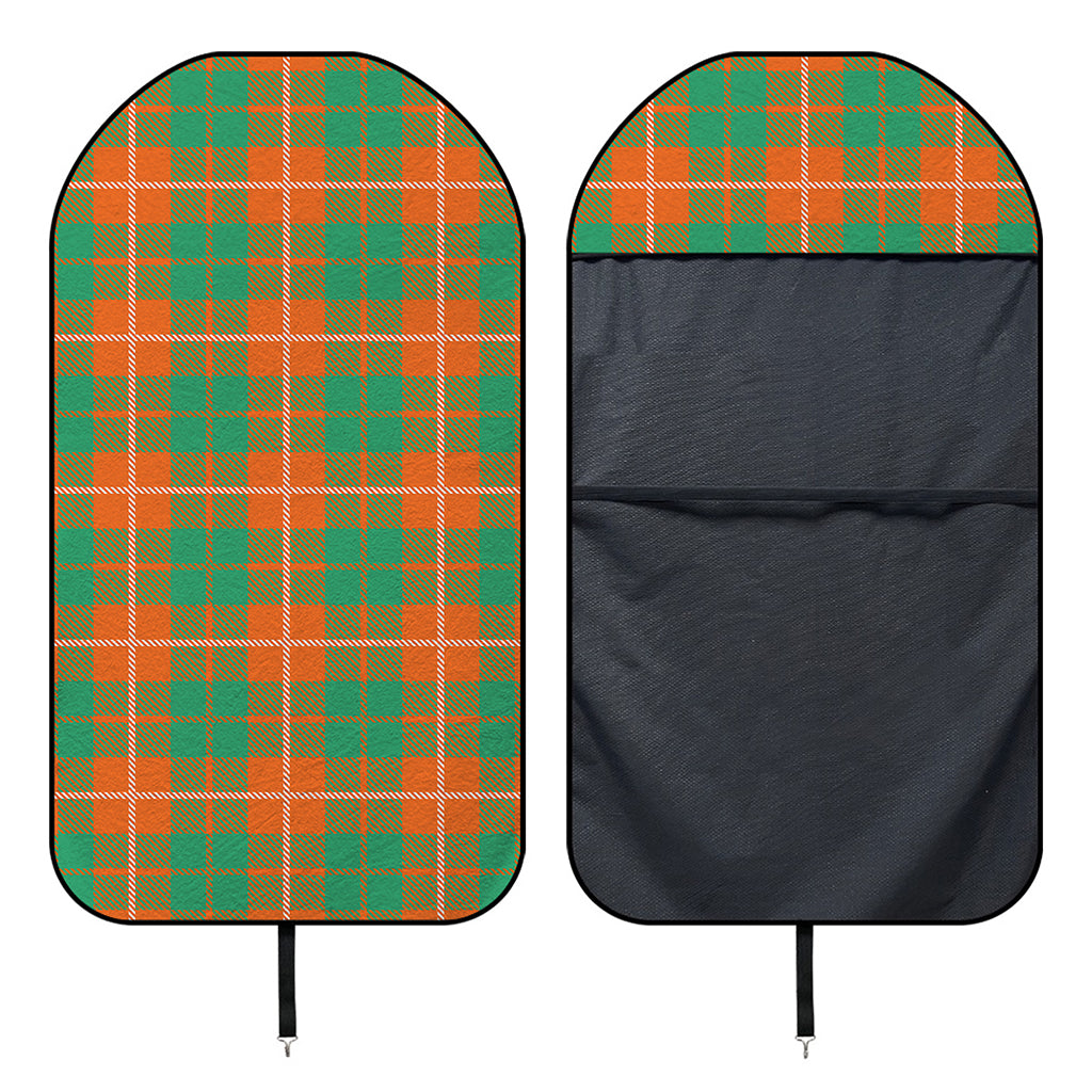 Irish Saint Patrick's Day Tartan Print Waterproof Car Seat Cover