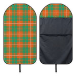 Irish Saint Patrick's Day Tartan Print Waterproof Car Seat Cover