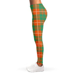 Irish Saint Patrick's Day Tartan Print Women's Leggings