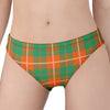 Irish Saint Patrick's Day Tartan Print Women's Panties