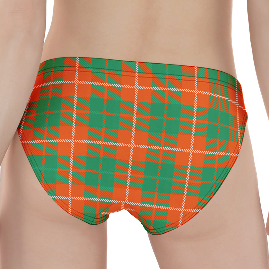 Irish Saint Patrick's Day Tartan Print Women's Panties