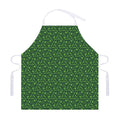 Irish Shamrock Pattern Print Adjustable Apron