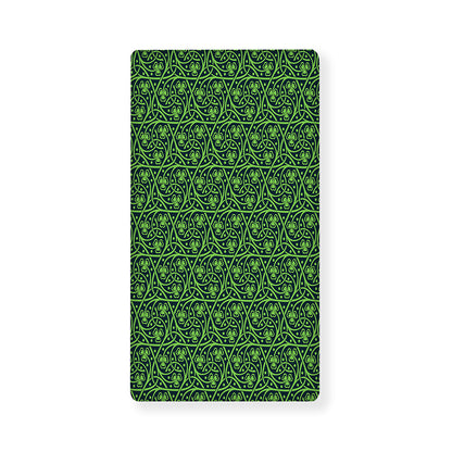 Irish Shamrock Pattern Print Baby Crib Sheet