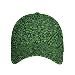 Irish Shamrock Pattern Print Baseball Cap