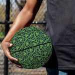 Irish Shamrock Pattern Print Basketball