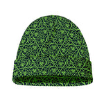Irish Shamrock Pattern Print Beanie