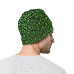 Irish Shamrock Pattern Print Beanie