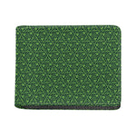Irish Shamrock Pattern Print Bifold Wallet