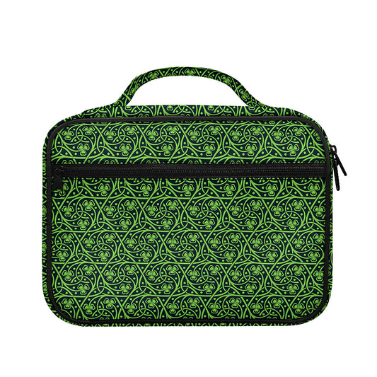 Irish Shamrock Pattern Print Briefcase Bible Bag