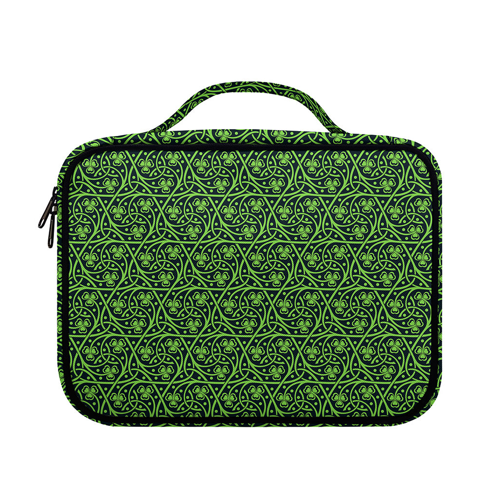 Irish Shamrock Pattern Print Briefcase Bible Bag