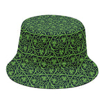 Irish Shamrock Pattern Print Bucket Hat