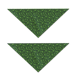 Irish Shamrock Pattern Print Dog Bandana