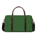 Irish Shamrock Pattern Print Duffel Bag