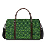 Irish Shamrock Pattern Print Duffle Bag
