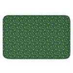 Irish Shamrock Pattern Print Indoor Door Mat