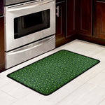 Irish Shamrock Pattern Print Kitchen Mat