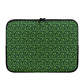 Irish Shamrock Pattern Print Laptop Sleeve