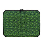 Irish Shamrock Pattern Print Laptop Sleeve