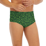 Irish Shamrock Pattern Print Men's Briefs