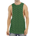 Irish Shamrock Pattern Print Men's Muscle Tank Top