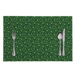 Irish Shamrock Pattern Print Placemat