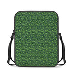 Irish Shamrock Pattern Print Rectangular Crossbody Bag