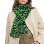 Irish Shamrock Pattern Print Scarf
