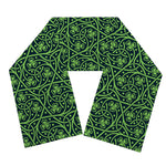 Irish Shamrock Pattern Print Scarf