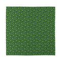 Irish Shamrock Pattern Print Silk Bandana