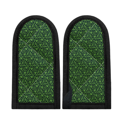 Irish Shamrock Pattern Print Skillet Handle Cover