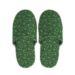Irish Shamrock Pattern Print Slippers