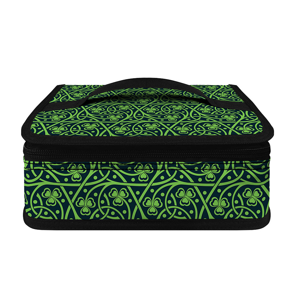 Irish Shamrock Pattern Print Small Lunch Bag