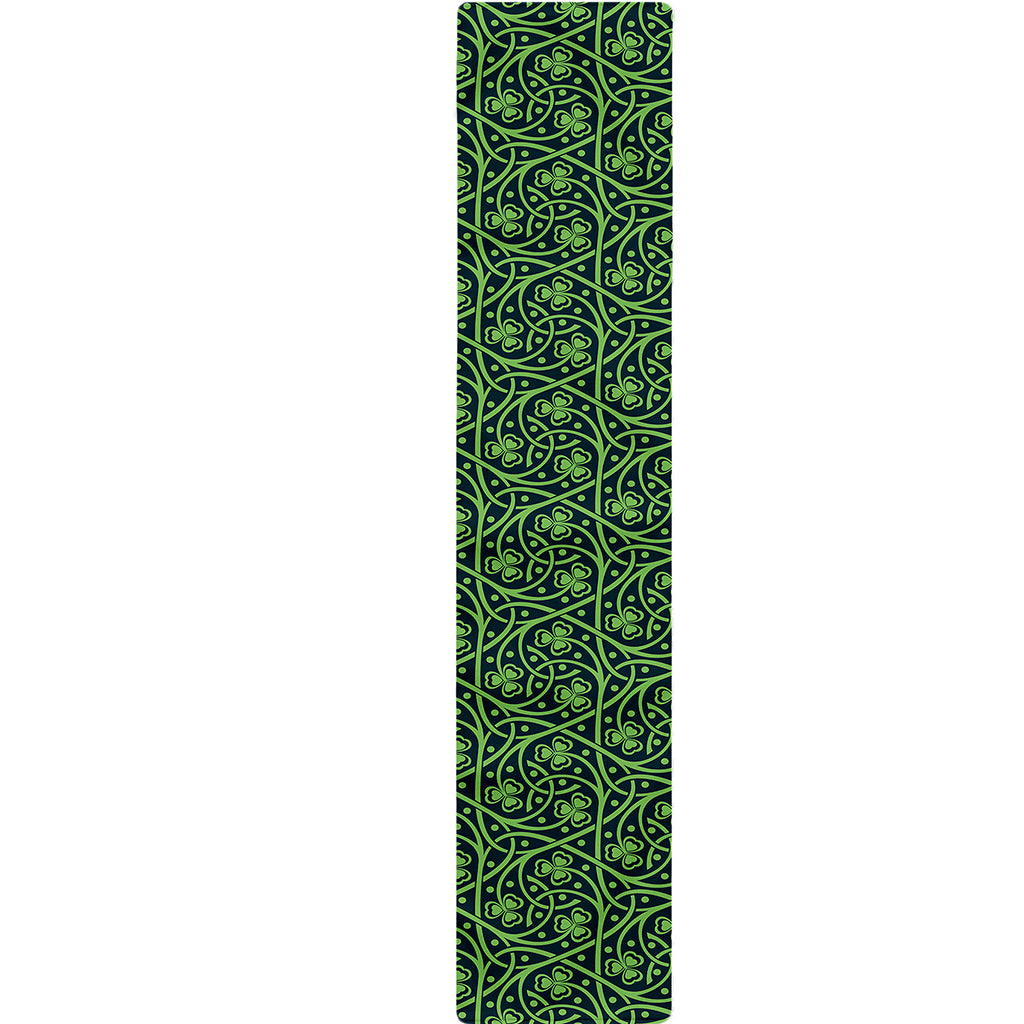 Irish Shamrock Pattern Print Table Runner