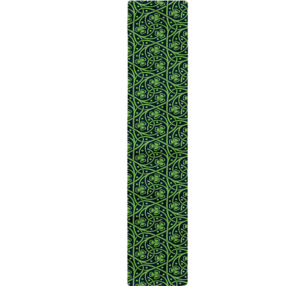 Irish Shamrock Pattern Print Table Runner