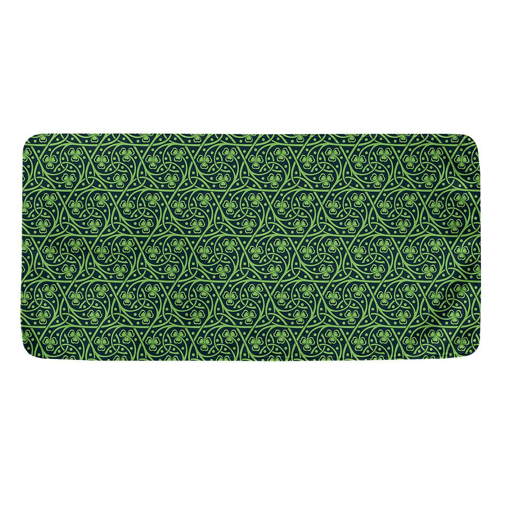 Irish Shamrock Pattern Print Towel