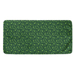 Irish Shamrock Pattern Print Towel