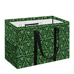 Irish Shamrock Pattern Print Utility Tote Bag