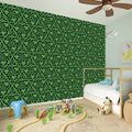 Irish Shamrock Pattern Print Wall Sticker